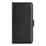 Samsung Galaxy S26 FE Etui Lærstruktur Svart