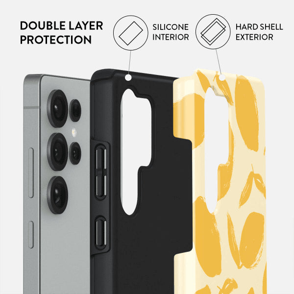 Burga Samsung Galaxy S25 Ultra Deksel Tough Lemon Tart