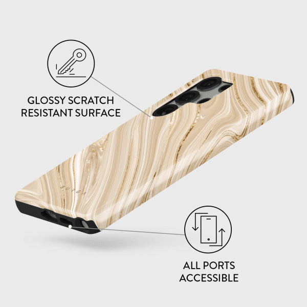 Burga Samsung Galaxy S25 Deksel Tough Full Glam