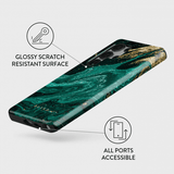 Burga Samsung Galaxy S25 Plus Deksel Tough Emerald Pool
