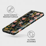 Burga Samsung Galaxy S25 Deksel Tough Bloomy Garden
