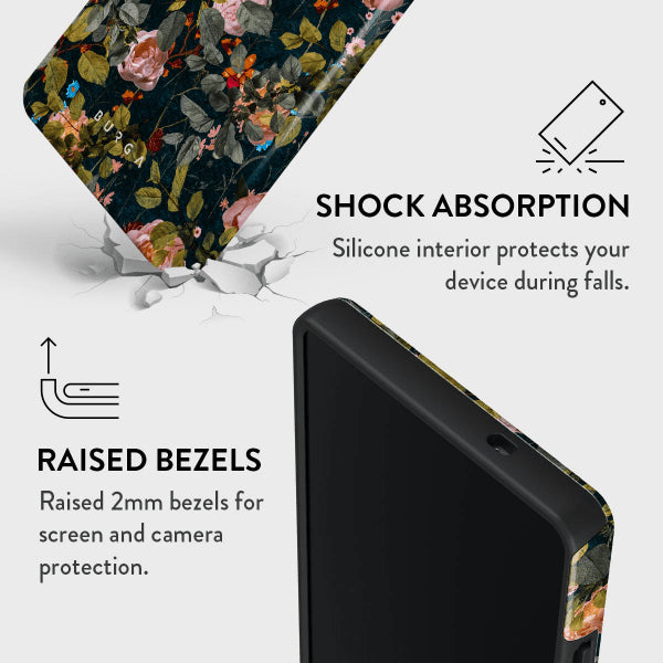 Burga Samsung Galaxy S25 Ultra Deksel Tough Bloomy Garden