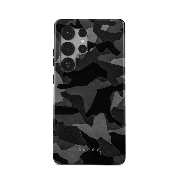Burga Samsung Galaxy S25 Plus Deksel Tough Night Black Camo