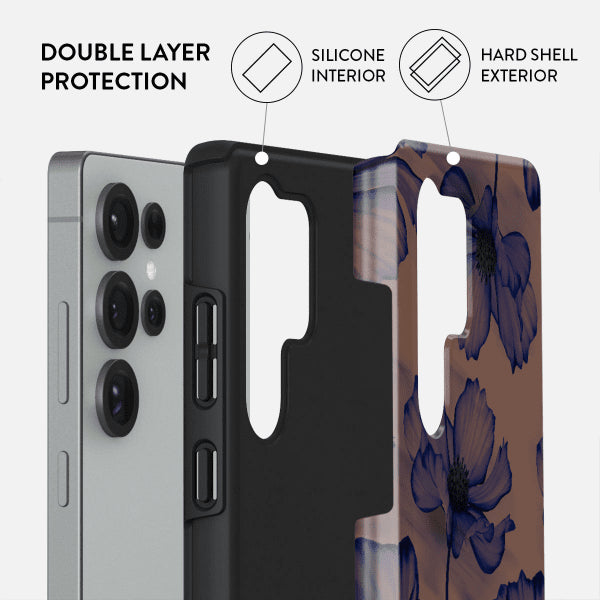 Burga Samsung Galaxy S25 Plus Deksel Tough Velvet Night