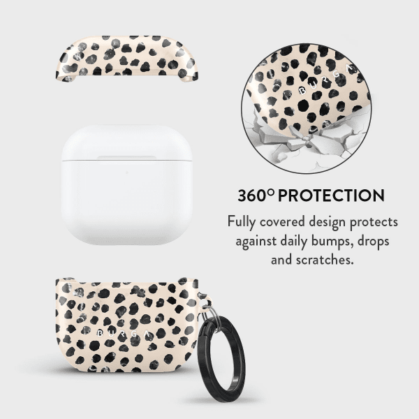 Burga AirPods 4 Deksel Design Almond Latte