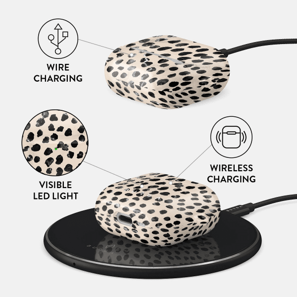 Burga AirPods 4 Deksel Design Almond Latte