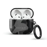 Burga AirPods 4 Deksel Design Night Black Camo