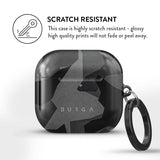 Burga AirPods 4 Deksel Design Night Black Camo