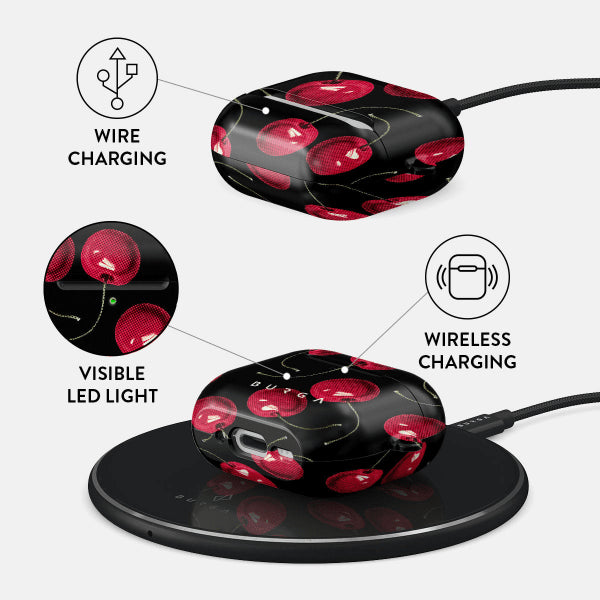 Burga AirPods 4 Deksel Design Cherrybomb