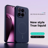 ABEEL Xiaomi 17T Pro Deksel Silikon MagSafe Mørkeblå