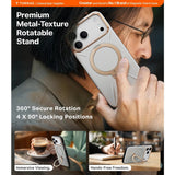 Torras iPhone 17 Pro Deksel Ostand Q3 Vegskin Pearl Gray