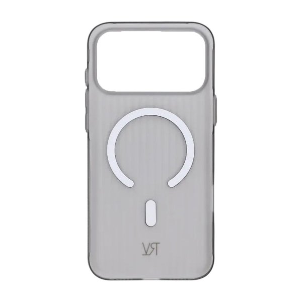Rvelon iPhone 17 Pro Max Deksel Korrugerte MagSafe Grå