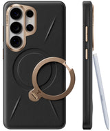 Torras Samsung Galaxy S26 Ultra Deksel Ostand Q3 Vegskin Obsidian Black
