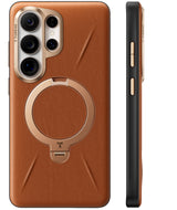 Torras Samsung Galaxy S26 Ultra Deksel Ostand Q3 Vegskin Amber Brown