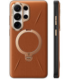 Torras Samsung Galaxy S26 Ultra Deksel Ostand Q3 Vegskin Amber Brown