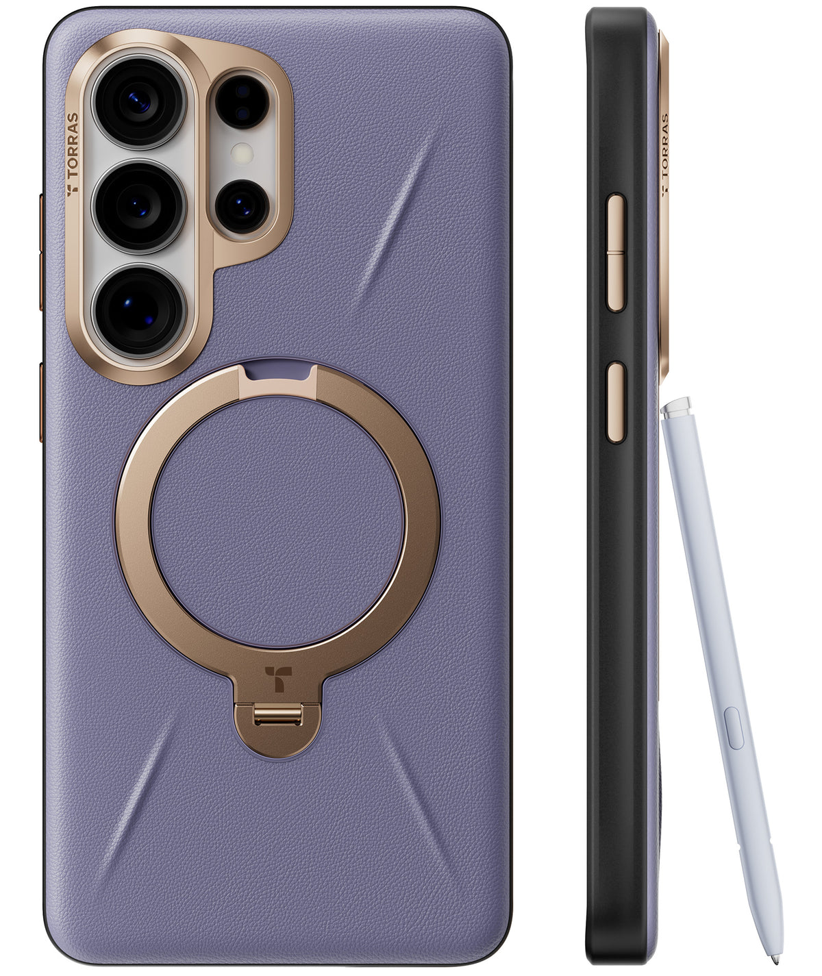 Torras Samsung Galaxy S26 Ultra Deksel Ostand Q3 Vegskin Dark Purple