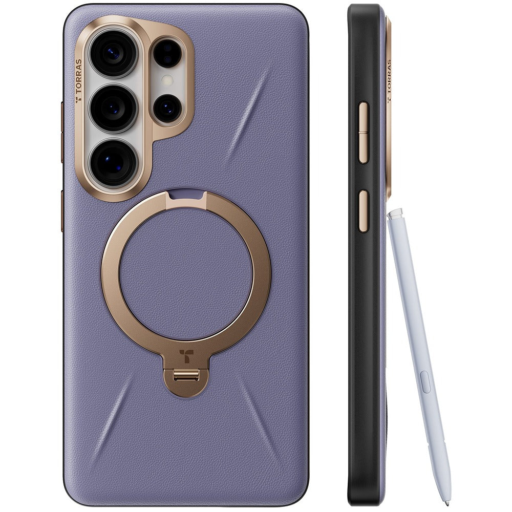 Torras Samsung Galaxy S26 Ultra Deksel Ostand Q3 Vegskin Dark Purple