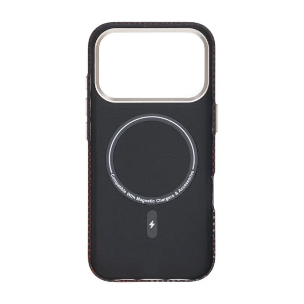 iPhone 17 Pro Max Deksel Aramidfiber MagSafe Rød