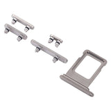 Knapper og SIM-kortholder for iPhone 16 Pro og 16 Pro Max - Naturlig titan