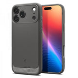 Spigen iPhone 17 Pro Deksel Rugged Armor MagFit Grå