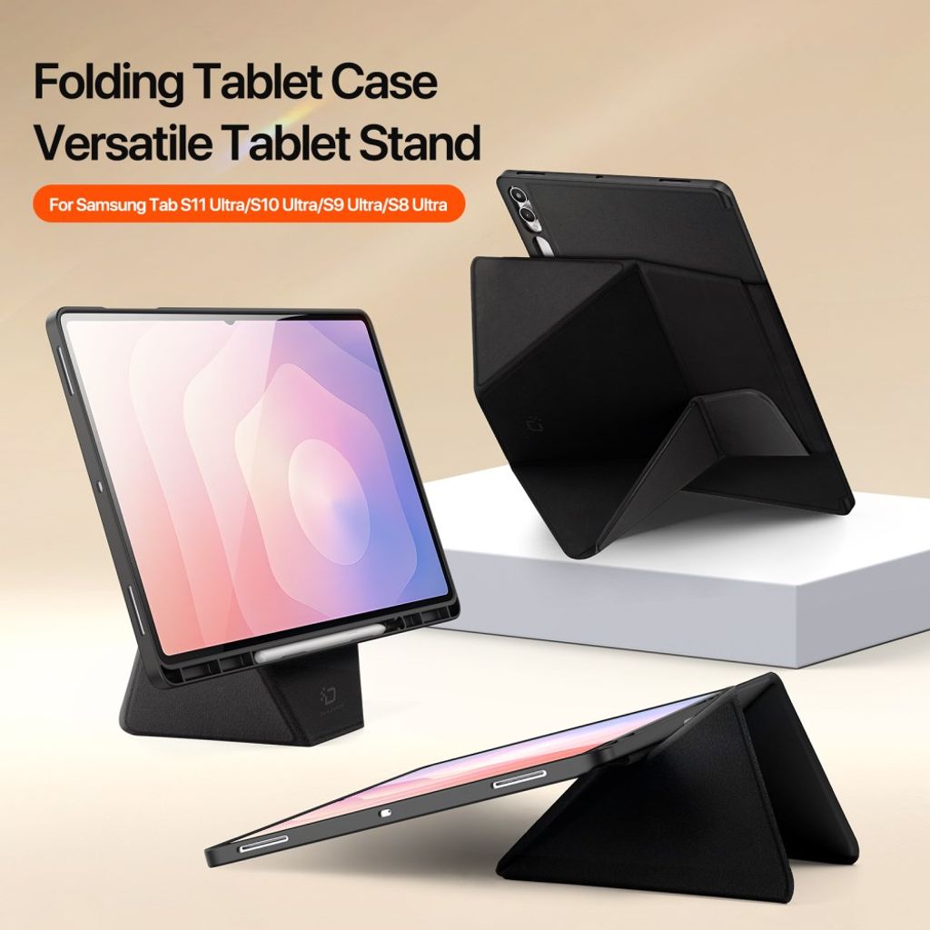 Dux Ducis Samsung Galaxy Tab S11 Ultra/S12 Ultra Etui Vers Series Svart
