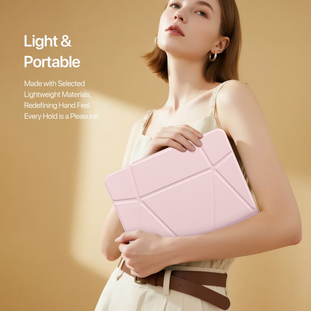 Dux Ducis Samsung Galaxy Tab S11 Ultra/S12 Ultra Etui Vers Series Rosa