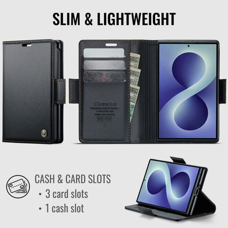 CaseMe Samsung Galaxy Z Fold 8 Etui 023 Series Svart