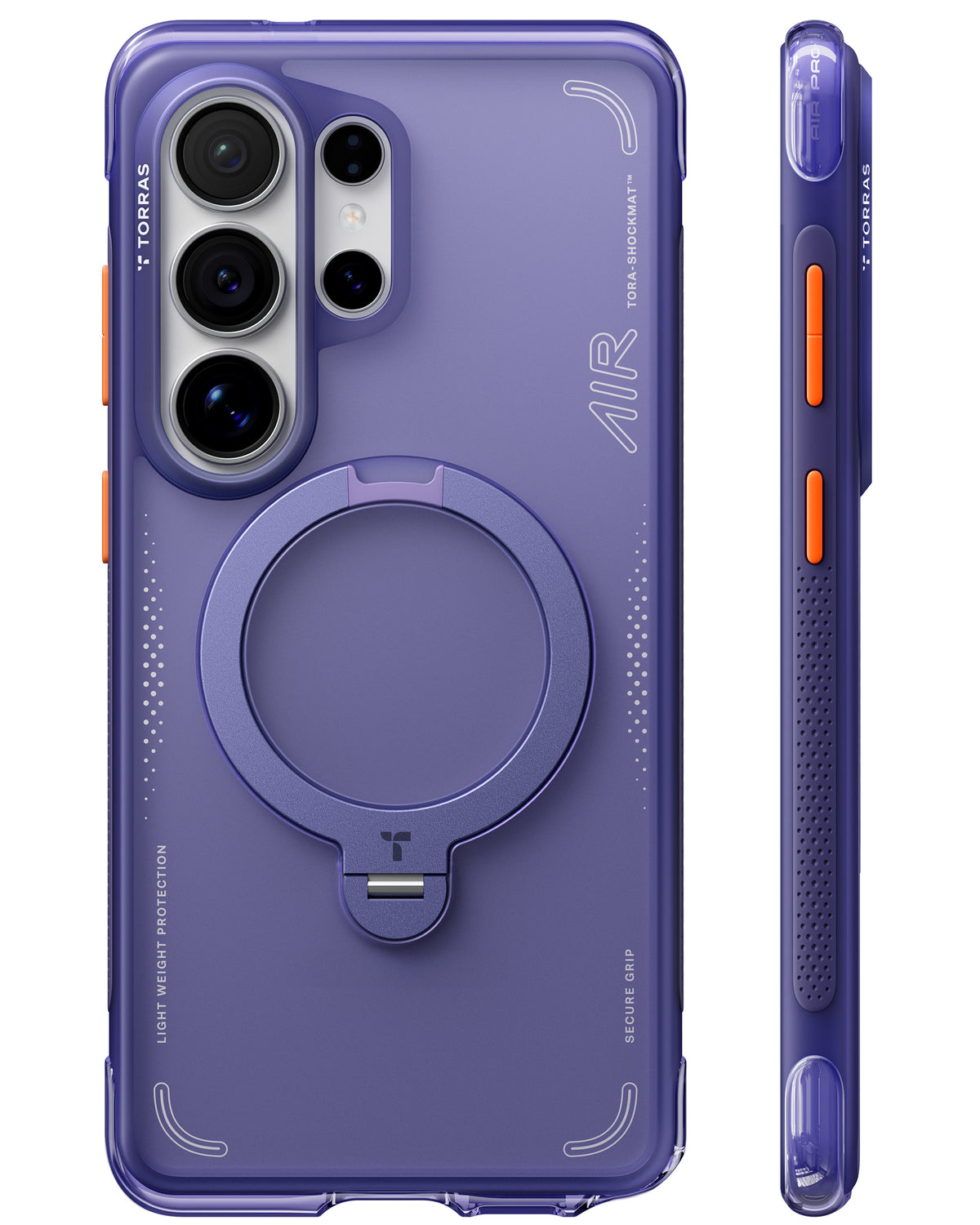 Torras Samsung Galaxy S26 Ultra Deksel Ostand Q3 Air Violet Surge
