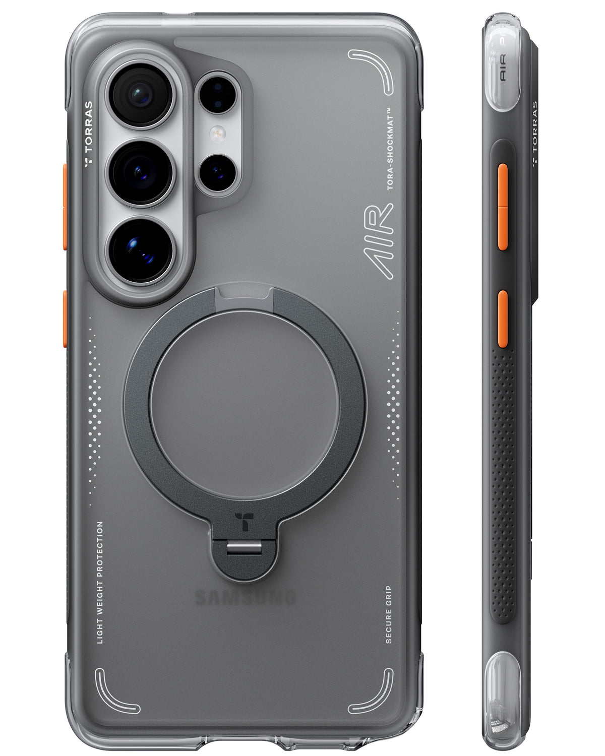 Torras Samsung Galaxy S26 Ultra Deksel Ostand Q3 Air Shadow Black