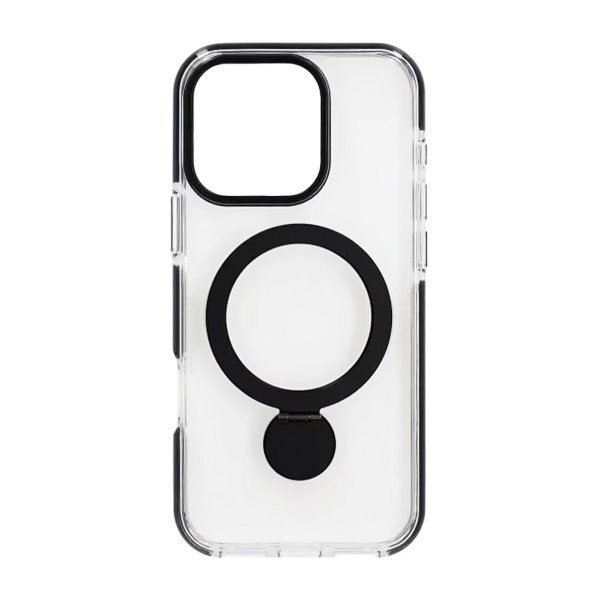 iPhone 16 Pro Deksel Ring Stand MagSafe Svart