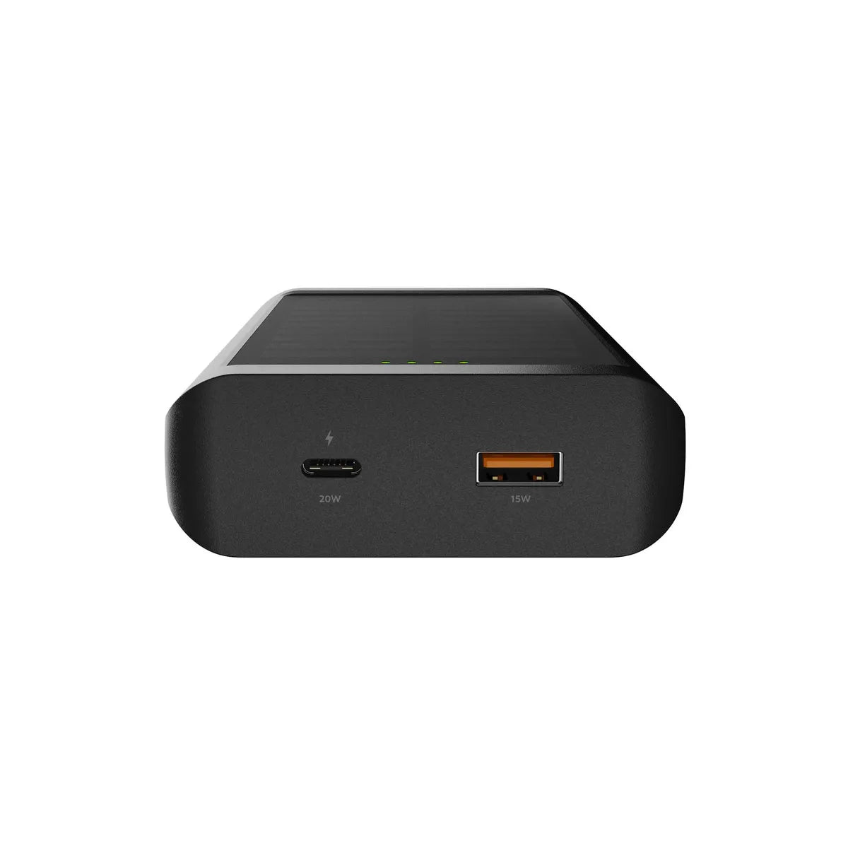 Xtorm Powerbank med solcelle og lommelykt Go2 10 000 mAh 20W Svart