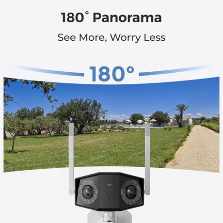Reolink Duo 2 WiFi (W730) 4K utendørskamera med panoramautsikt