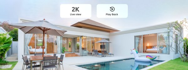 Reolink Home Hub med 2xArgus 3E trådløst overvåkningssystem