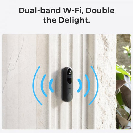 Reolink Video Dørklokke Smart Video Dørklokke 2K Wi-Fi Svart