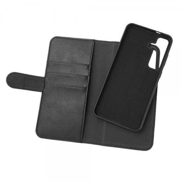 Essentials Samsung Galaxy S24 Plus Etui 2-in-1 Vegan Leather Svart