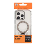 iPhone 16 Pro Deksel Ring Stand MagSafe Transparent