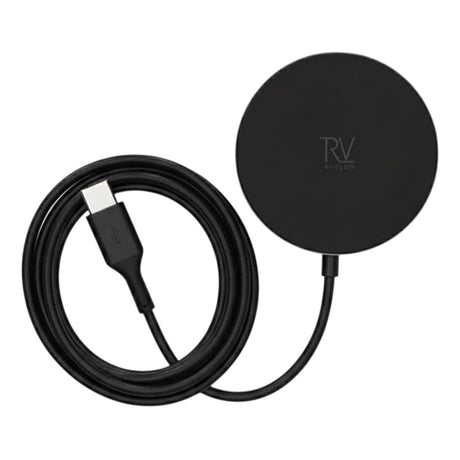 Rvelon Trådløs MagSafe Lader med stativ Qi2 15W USB-C Grå