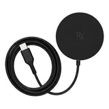 Rvelon Trådløs MagSafe Lader med stativ Qi2 15W USB-C Svart