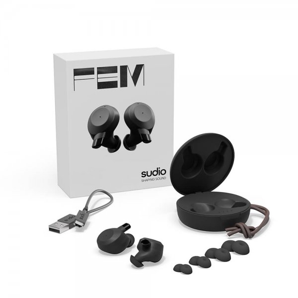 Sudio Hodetelefoner Fem In-Ear TWS Svart
