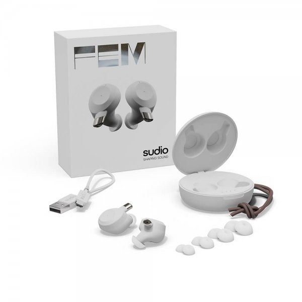Sudio Hodetelefoner Fem In-Ear TWS Hvit