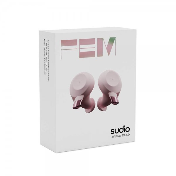 Sudio Hodetelefoner Fem In-Ear TWS Rosa