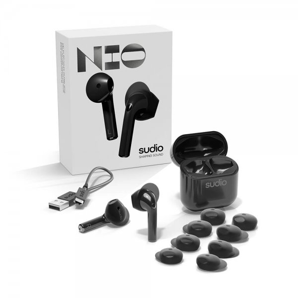 Sudio Hodetelefoner True Wireless NIO Svart