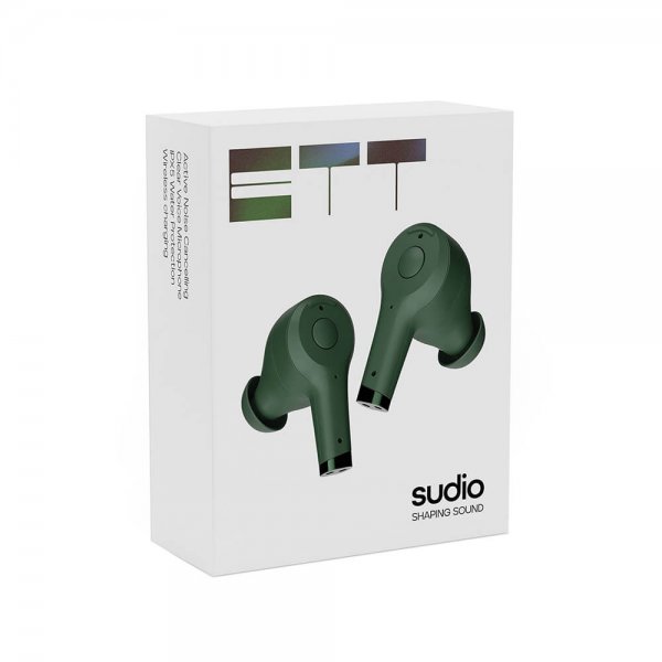 Sudio Hodetelefoner Ett In-Ear TWS ANC Grønn