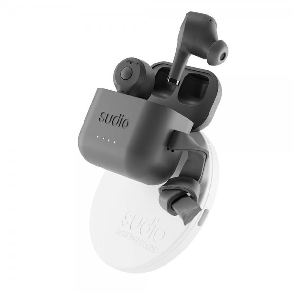 Sudio Hodetelefoner ETT + QI Laddare TWS In-Ear Svart