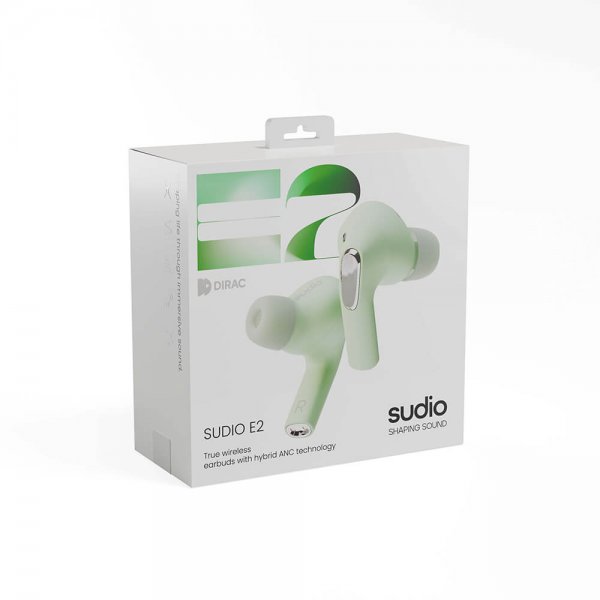 Sudio E2 Trådløse Hodetelefoner In-Ear TWS ANC Jade