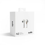 Sudio Hodetelefoner In-Ear N2 True Wireless Hvit
