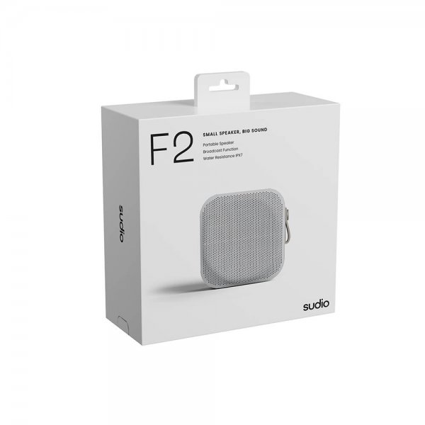 Sudio Høyttaler F2 Trådløs 20W IPX7 Hvit