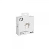 Sudio Hodetelefoner E3 True Wireless ANC Hvit
