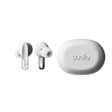 Sudio Trådløse Hodetelefoner N3 Pro ANC Chrome White