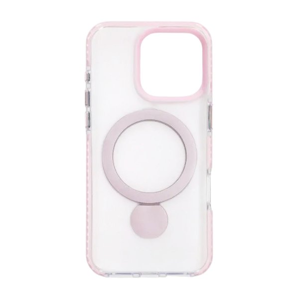 iPhone 16 Pro Deksel Ring Stand MagSafe Rosa